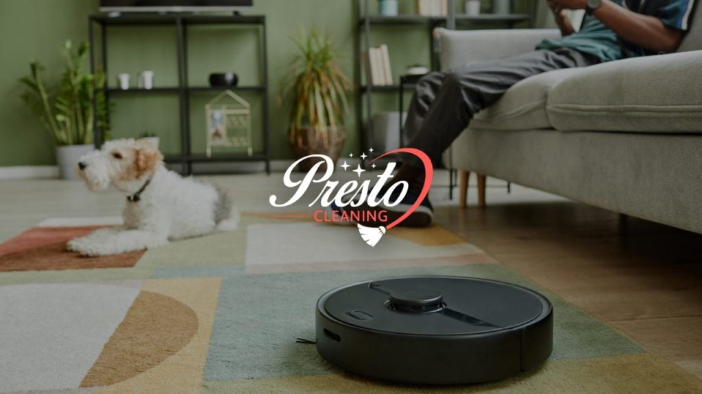 presto cleaning team deep cleaning a residential living space