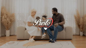 presto cleaning specialist mopping a commercial office floor