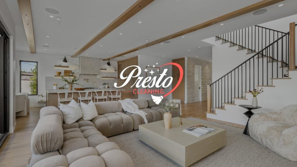 presto cleaning San Diego clean living room