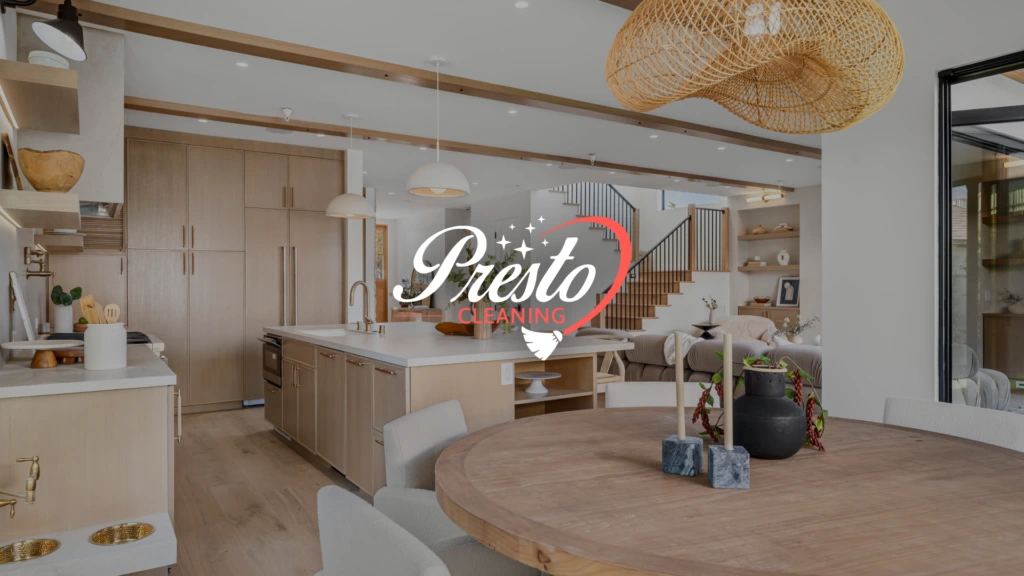 presto cleaning San Diego clean living room