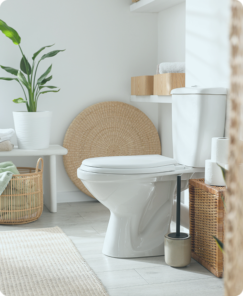 freshly clean bathroom