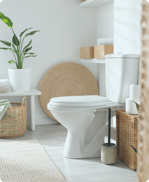 freshly clean bathroom